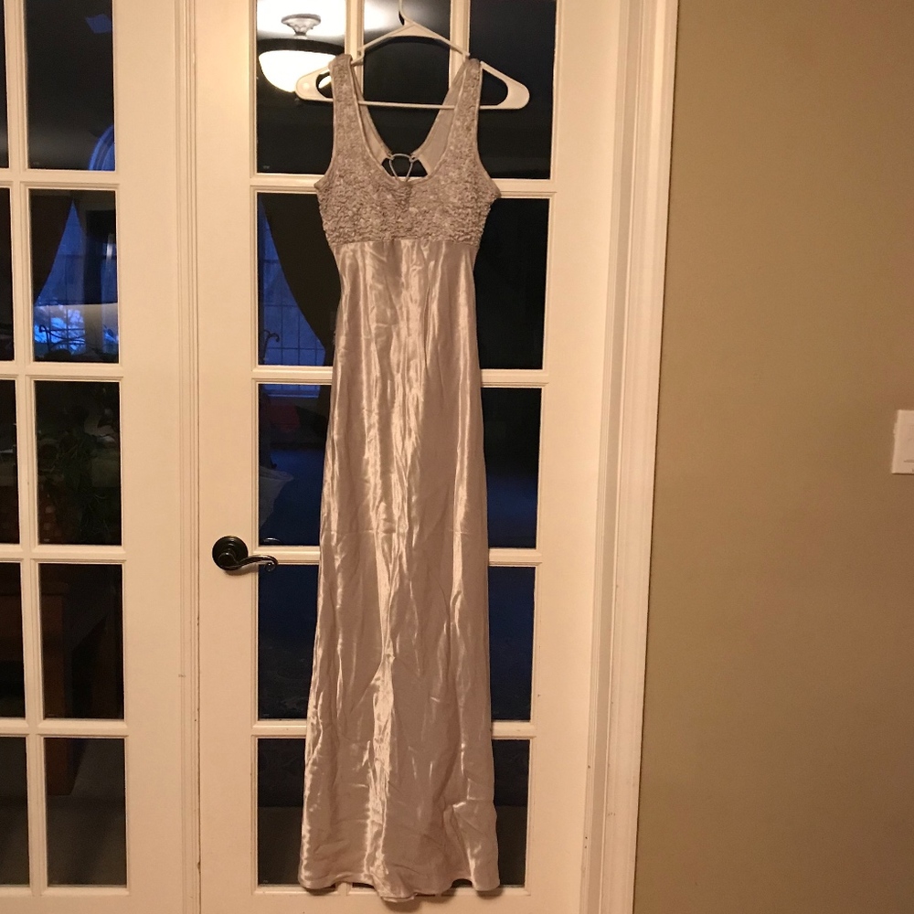 Cache Formal Dress Silver